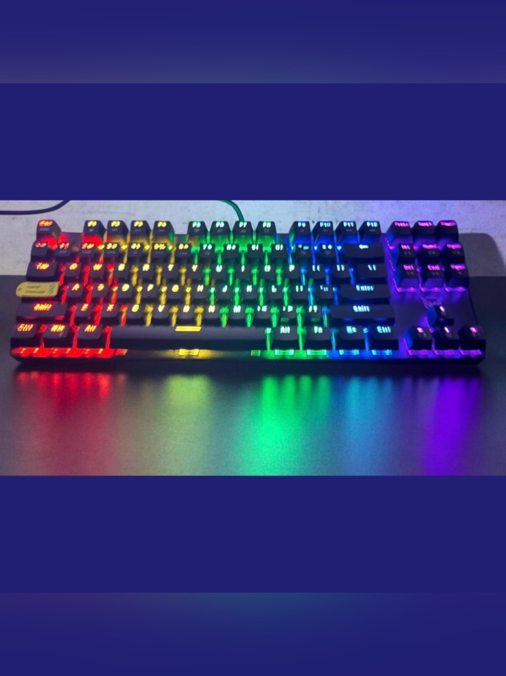 PiCTEK PC244A Wired Mechanical Keyboard RGB